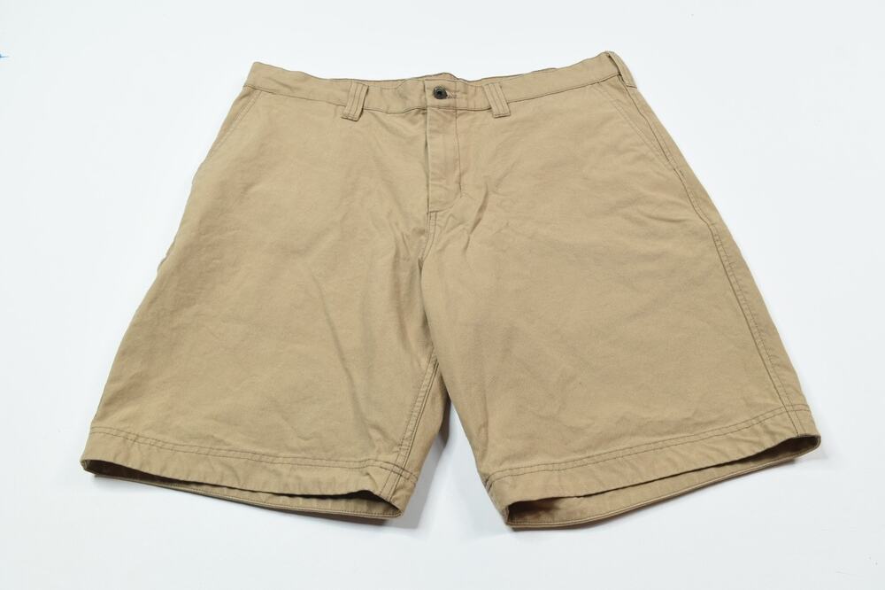 FILSON Dry Shelter Cloth Chino Shorts Mens 38 Camel Beige Cotton Regular Fit
